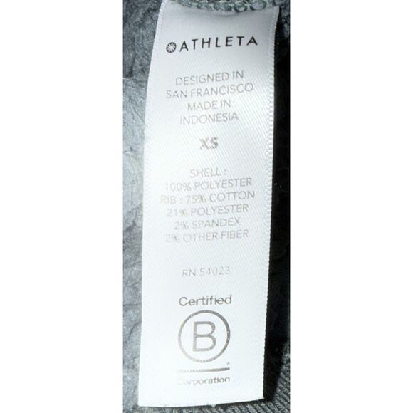 Athleta Tugga Sherpa‎ Jacket In Bali Green Size XS - Picture 7 of 7